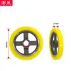 Rueda de Goma para Máquina de Recubrimiento, Rueda Plana, Rueda de Alimentación de Silicona, Rueda de Presión, Rueda de Avance, Rueda de Presión de Transportador Resistente a la Silicona, Accesorios para Carpintería Rueda de Goma