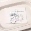 Pingente Sino Estrela Cinco Pontas Colorido em Acrílico, Chaveiro de Contas, Acessórios Artesanais DIY para Bolsas e Decorações de Fones de Ouvido