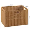 Grande cesta de armazenamento com trama semelhante ao rattan, no estilo INS da moda, perfeita para organizar armários e guarda-roupas, e para armazenamento simples na sala de estar