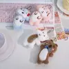 Muñeco de Peluche de Dibujos Animados Creativo Hello Perro Colgante Decoración de Mochila de Estudiante Llavero Pequeño de Niña