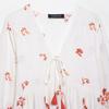Nuevo vestido corto de manga larga mini con estampado floral estilo europeo y americano de verano para mujer de comercio exterior transfronterizo 5029104