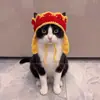 Gorro Lindo y Divertido para Mascota Disfraz de Gato Accesorio para la Cabeza Accesorios para Perro Collar Adornos Tejidos Nuevos 2026