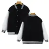 Uniforme de Béisbol para Niños 2026 Chaqueta de Bloques de Color Otoño Invierno Unisex Color Sólido Uniforme de Clase Ropa Exterior para Jardín de Infancia Ropa de Trabajo