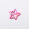 Acessórios de Cabelo Transfronteiriços, Populares na Europa e América, Presilha de Cabelo Estrela de Cinco Pontas, Estilo Doce e Descolado para Meninas, Acessório de Cabelo Estrela para Franja, Acessório de Cabelo Lateral em Estilo Doce e Descolado