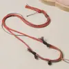Cordón para colgante, cordón de collar tejido, colgante de jade ágata, colgante de cristal, accesorios de jade