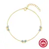 Plata de Ley S925 Separador Clásico de Lazo Pulsera para Mujer Popular de Venta Caliente Europea y Americana Estilo Francés Diamante Elegante Pulsera Versátil