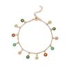 Europeu e Americano Transfronteiriço Simples Praia Estilo Férias Cor Óleo Soltando Flor Pulseira Kanklet Colar Primavera e Verão Moda Jóias para Mulheres