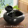 Fuente Creativa de Cerámica con Circulación de Agua Decoración de Escritorio de Oficina Fuente para Mesa de Té Fuente de Agua Adorno Pequeño