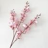 Orquídea danzante de simulación, 3 tenedores de soja, Wen Xinlan, hotel, salón, decoración de paisaje, flor artificial suave, venta al por mayor