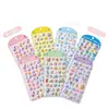 Tamagotchi 3D Estéreo Pegatinas de Felpa Lina Bell Decorativas en Relieve Dibujos Animados Teléfono Móvil DIY Pegatinas Estéreo 3D