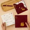 Convites de Casamento 2026 Novo Estilo Convites de Casamento Papel Simples de Alta Qualidade Nicho Convite para Banquete de Casamento Impressão