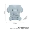 Maceta decorativa para balcón, maceta para flores, maceta para plantas, maceta de resina hecha a mano, animal de dibujos animados, padre e hijo abrazándose, paisaje de suculentas