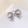 Nueva Moda Damas Temperamento Collar con Lazo Colgante Accesorios de Joyería Pulsera de Diamante Colgante en stock Al por mayor
