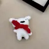Boneca de Pelúcia Cachorro Joker de Estudante Grampo de Cabelo Crayon Shin Novo Mesmo Estilo Cachorro Branco Desenho Animado Acessórios de Cabelo Prendedor de Bico de Pato para Mulheres