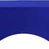 Especializado para Comercio Exterior, Fundas Elásticas para Mesas Transfronterizas para Banquetes de Bodas, Restaurantes de Lujo, Banquetes de Hotel, Decoraciones de Boda, Poliéster, Color Sólido, Forma Cuadrada