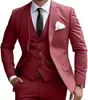 Amazon Comercio Exterior Traje de Tres Piezas para Hombre Transfronterizo Traje de Negocios Ajustado Atuendo Elegante para Banquetes