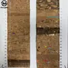 Portatarjetas de Etiqueta de Equipaje Ecológica de Corcho Europea Venta al por Mayor Colgante de Equipaje Etiqueta con Veta de Madera Etiqueta de Información Personal