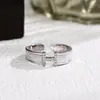 Artículo Caliente en Vivo de Tiktok Anillo con Letra H de Fritillaria Seiko para Mujer Moda de Lujo Ligero Diseño Francés de Nicho Anillo Abierto