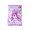 Lindo borrador de bolsa ciega con forma de oso de fresa de dibujos animados, diseño de anime 3D, tridimensional, extraíble, similar a la piel, regalo de papelería para niños y estudiantes.