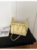 Bolso bandolera patrón de diamante cadena al hombro mujer 2026 nuevo color sólido bolso de mujer bolso de mano de moda bolso de hombro único versátil