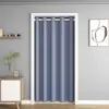 Cortina de Porta Espessa Cortina Divisória de Ar Condicionado Cortina de Quarto Sem Furo Banheiro Vaso Sanitário Bloqueio Cozinha Tecido à Prova de Óleo