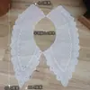 Bordado em algodão sobre base de tecido de algodão Decoração de costura gola DIY suéter camiseta decoração gola Acessórios de vestuário