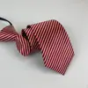 Corbata de Hombre 8cm Formal Nudo Hecho a Mano Sin Nudos Cremallera Camisa de Mujer Negocios Gama Alta Estampada Azul Oscuro Rojo Negro