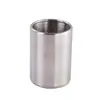 Juego de tenedores de fruta de acero inoxidable 304, combinación creativa de tubo para tenedor de fruta lindo, tubo de almacenamiento de tenedor de postre dorado nórdico