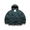 Roupas Vintage 25 Inverno Novo Jaqueta Puffer Reversível 90% Penugem de Pato Branco Estilo Japonês Três-Prova Quente com Capuz