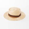 Primavera y verano nueva moda casual anillo de cinta de dos colores top ala ancha F sombrero de paja protector solar parasol sombrero de paja de sisal moda