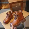 Zapatos para Niños Niñas Botas Martin Niños Botas Amarillas Grandes Botas para Niños Estilo Nuevo Niños Medianos y Grandes Estilo Británico Botines Cortos Estilo Único