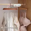 Colgador de Correa Onda Gancho de Madera Maciza Hogar Colgante Ropa Cinturón Ropa Interior Bufanda Cinturón Estante Artefacto de Almacenamiento Multifuncional