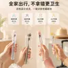 Estojo de armazenamento para escova de dentes de viagem, capa protetora transparente portátil para escova de dentes, estojo para escova de dentes, caixa de conjunto de escova de dentes, essencial de viagem para viagens de negócios e férias