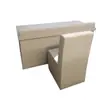 Mesas y Sillas Especiales para la Sala de Interrogatorios, Sala de Entrevistas con Acolchado Suave, Mesa Anticolisión, Silla de Seguridad, Mesa y Sillas con Acolchado Suave para la Sala de Conversaciones, Listos para la Venta