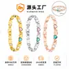 Pulseira Magnética Completa em Formato de Coração Mais Vendida Transfronteiriça Moda Simples Feminina Ajustável Pulseira de Casal de Alta Qualidade Fabricante Atacado