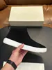 Botas de caña alta para hombre de cuero genuino con ante cruzado STN Botines simples sin cordones de moda con suela gruesa Casual Versátiles Botas para hombre