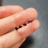 Anillo Popular de Rubí Natural al por Mayor de Fábrica Plata S925 Incrustado con Piedra Principal 3*3 Joyería de Lujo Venta Directa de Fábrica