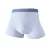 Ropa interior de seda helada para hombre de verano, modelo fino con entrepierna de masaje, 10A antibacteriana, sin costuras, transpirable, calzoncillos bóxer para hombre