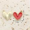 Acessórios DIY Pingente Coração de Amor com Gotejamento de Óleo Acessórios para Colar Pingente Brincos Simples Pulseira Chaveiro