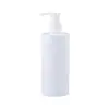 Botella de Loción Blanca Tipo Prensa, Botella de Plástico PET para Aceite Esencial, Botella Vacía de Champú de 250/300/400/500ml