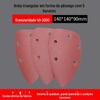 Triângulo de volta de veludo lixa 140*90 com buraco triângulo lixa em forma de lixa