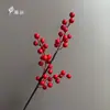 Flores de Nochevieja 2026 con 2 Cabezas: Granada, Caqui, Manzana, Naranja, Acebo, Fruta Roja, Fruta de la Fortuna, Cubo de Bendiciones de Año Nuevo, Flores Artificiales