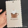 10x 17,5 borda ondulada coleção cartão corrente de celular diy cartão traseiro chaveiro pingente corrente de papelão decorativa cartão traseiro