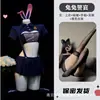 Lingerie Noturna Sexy Uniforme de Coelho Policial Desejo Puro Coelho Menina Saia Curta Conjunto de Pijama Sedutor