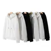 Sudadera con Capucha y Cremallera de Forro Polar Pesado de 450 g, Corte Holgado, Cardigan, Sudadera, Marca de Moda, Chaqueta de Color Sólido de Alta Gama para Hombre, de Pareja