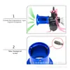 Boca de admisión para carburador Keihin Motorcycle Pwk28 34Pe, Taza de filtro de aire CNC 50 55 mm, Taza recolectora de viento con red