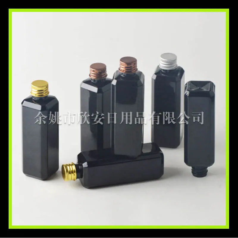 100ml黑色方瓶 +铝盖 副本