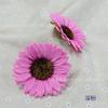 10cm Girassol Colorido Roupas de Girassol Chapéu Adorno de Cabeça Guirlanda DIY Produção Dia das Crianças Dança Flor de Pulso
