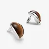 Nuevos Pendientes Clásicos de Piedra Ojo de Tigre para Mujer, Pendientes Retro Originales, Pendientes Maillard, Diseño de Nicho a la Moda, Gama Alta