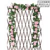 Simulación de rosa de ratán para colgar en la pared, flor de seda, decoración de boda, flor de cerezo de ratán, flor falsa para techo, planta de simulación de flores de ratán